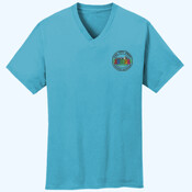 PC54V - Adult CoreCotton V-Neck Tee